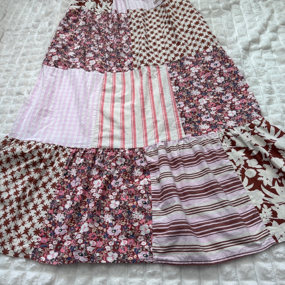 Universal Thread Xs Patchwork Maxi Dress ~ Gingha… - image 5